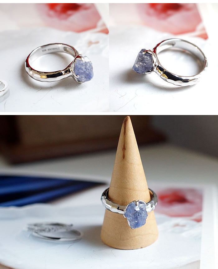 楽天市場】【一点もの】デュモルチェライトインクォーツ リング 指輪