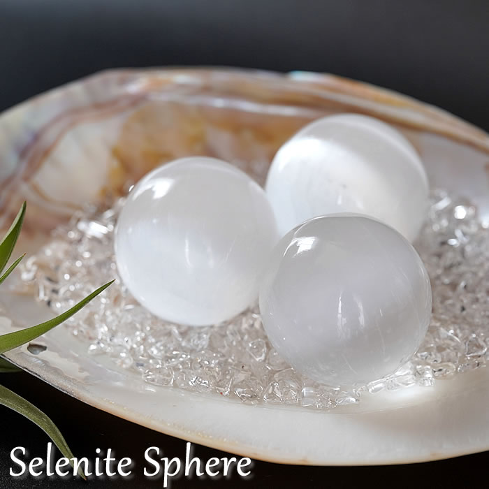 楽天市場】セレナイト 40mm 丸玉 スフィア 天然石 パワーストーン 置物