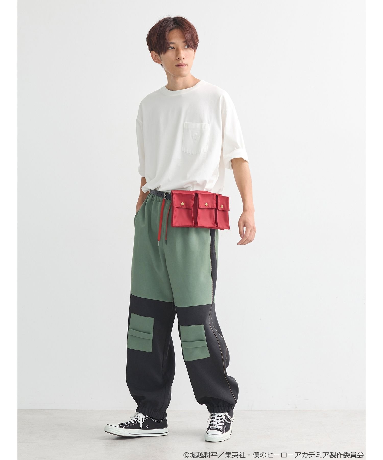 ヒロアカ earth music&ecology 緑谷出久 イメージ バッグ earth music&ecology｜<僕のヒーローアカデミア>緑谷出久 イメージ