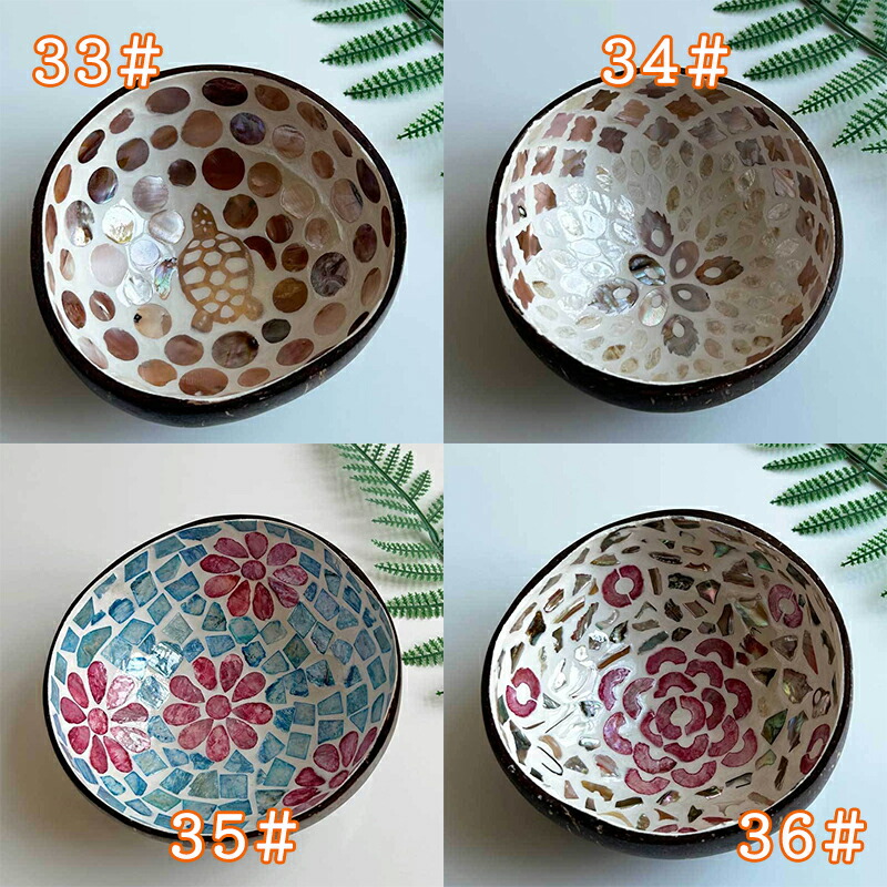 楽天市場】1/3個入 36種 ココナッツボウル トレイ 小物入れ お皿 ヤシ