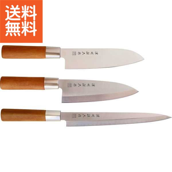 楽天市場】【送料無料】|濃州孫六作 和包丁3本セット|120S