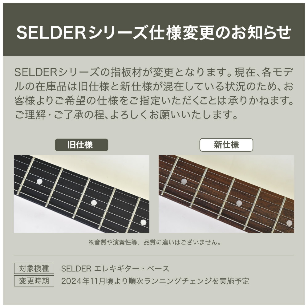 楽天市場】エレキギター SELDER STH-20 入門13点セット 【 セルダー