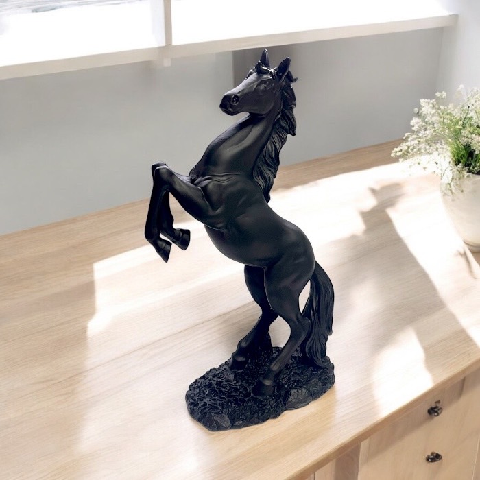 楽天市場】黒馬 シルエット インテリア オブジェ 置物 高級感 オフィス
