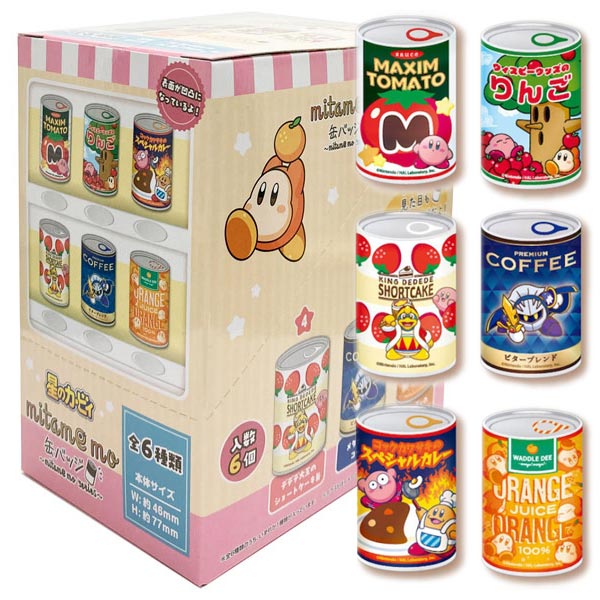楽天市場】星のカービィ mitamemo 缶バッジ ボックスセット（6パック