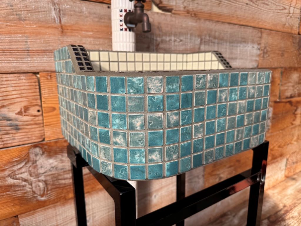 楽天市場】【即納可能】ガーデンシンク タイルシンク タイル流し台