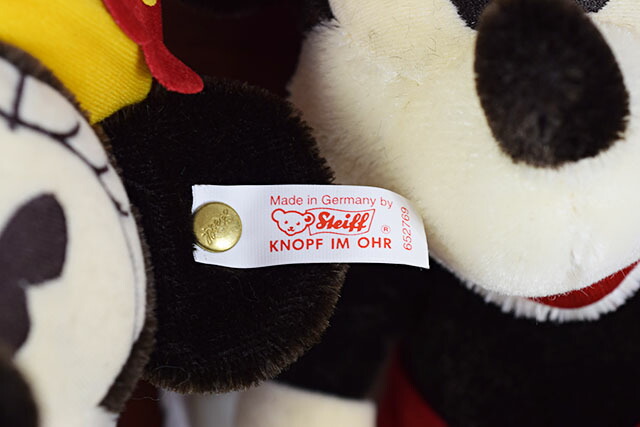 楽天市場】シュタイフ steiff ミッキー＆ミニー ぬいぐるみ 誕生70周年