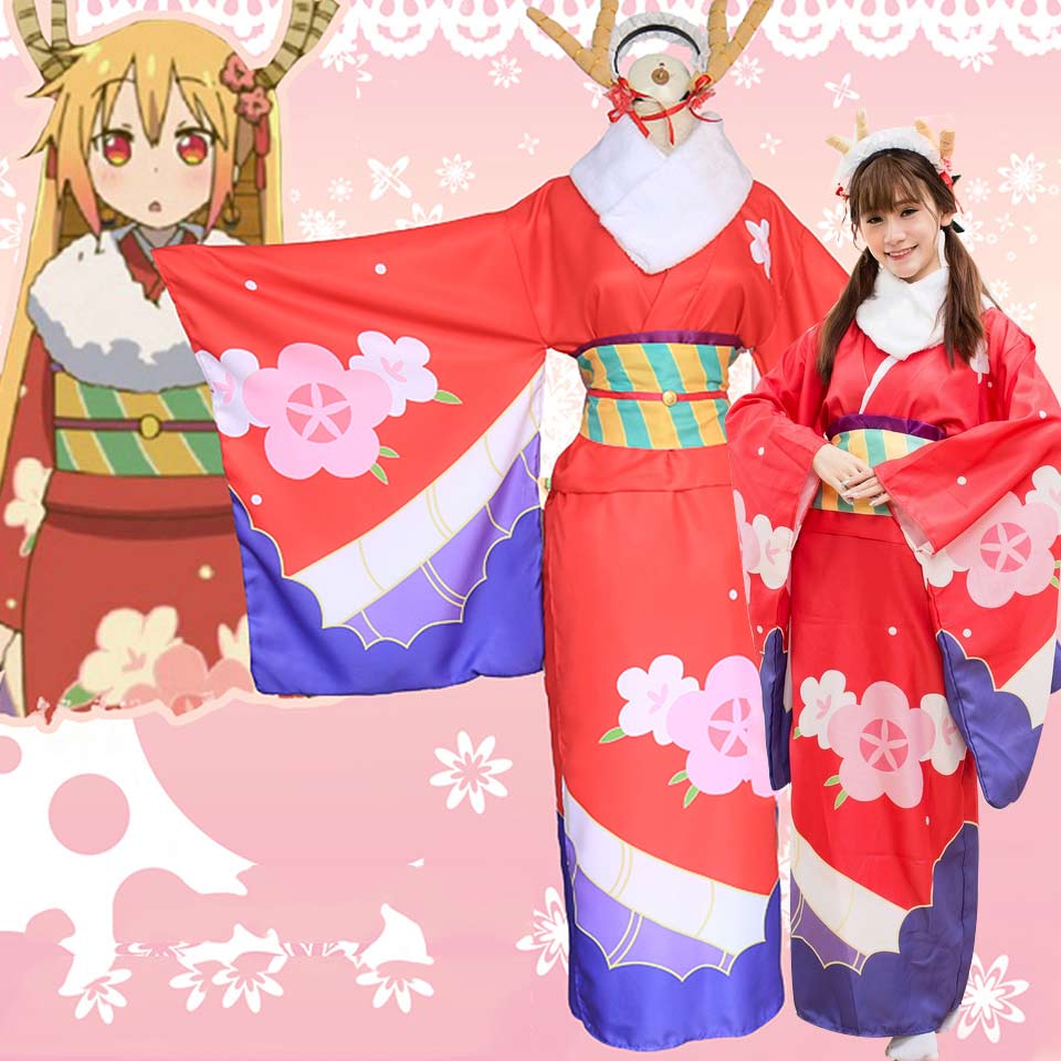 楽天市場】コスプレ 小林さんちのメイドラゴン トール 着物 浴衣