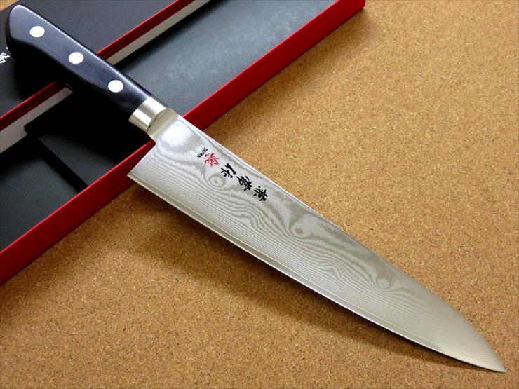 楽天市場】関の刃物 牛刀 21cm (210mm) 関兼常作 VG-10 V金10号 33層