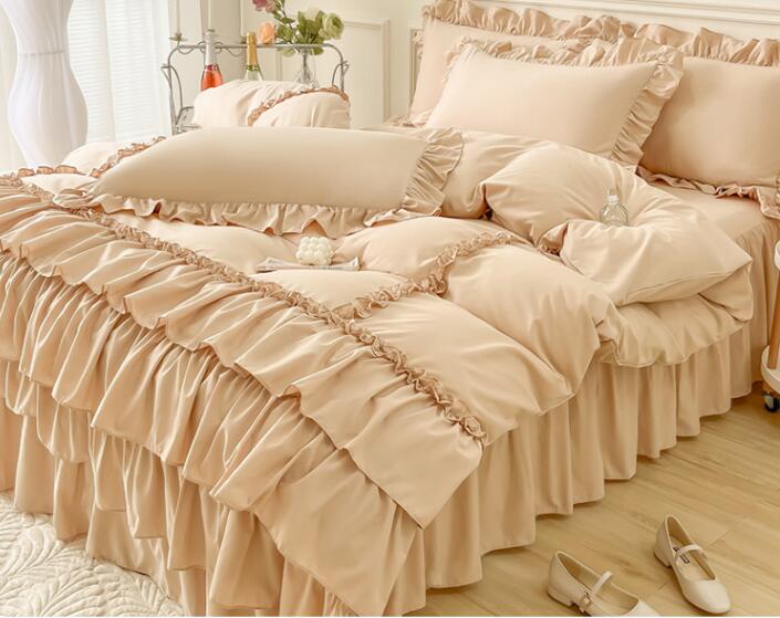 楽天市場】【 送料無料】寝具カバーセット 姫系 可愛い フリル