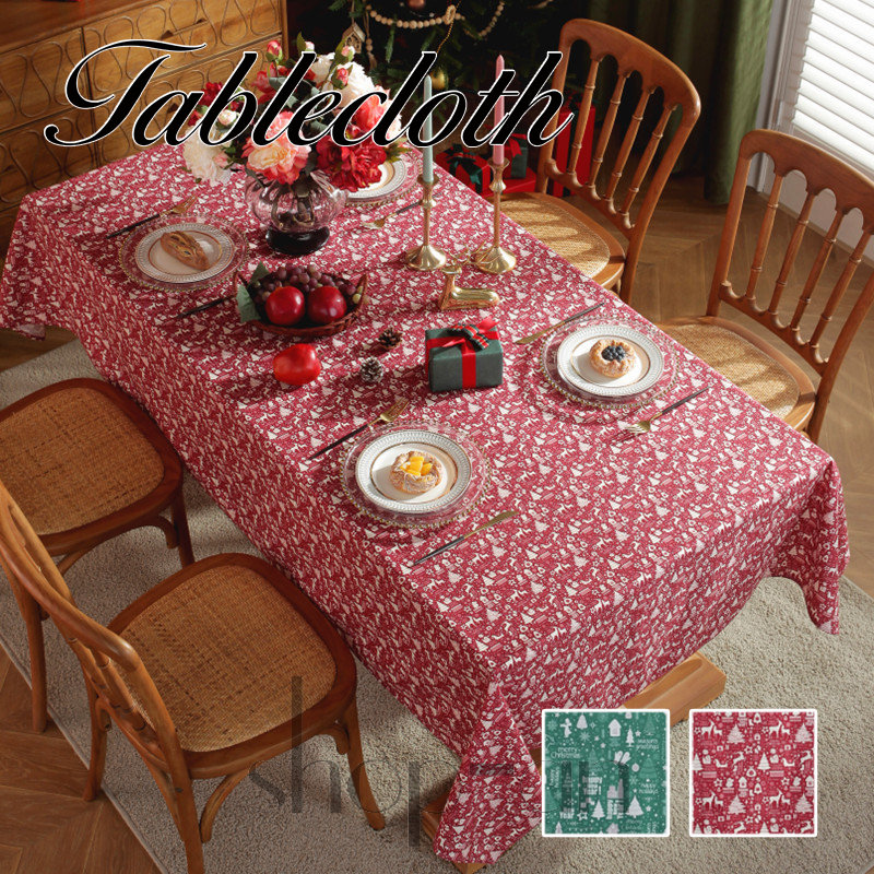 楽天市場】送料無料 テーブルクロス クリスマス テーブルランナー 食卓