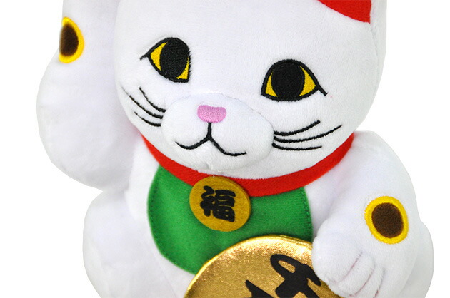 楽天市場】N720 ぬいぐるみ「にっぽん招き猫」が金運・幸運を呼び込ん