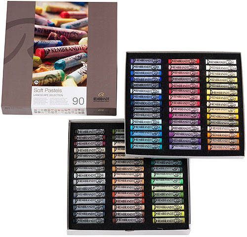 楽天市場】取寄品【レンブラント】 ソフトパステル90色セット/風景画用