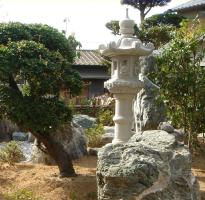 楽天市場】【重量物商品】【営業所止め】春日灯篭（7尺）錆び石日本