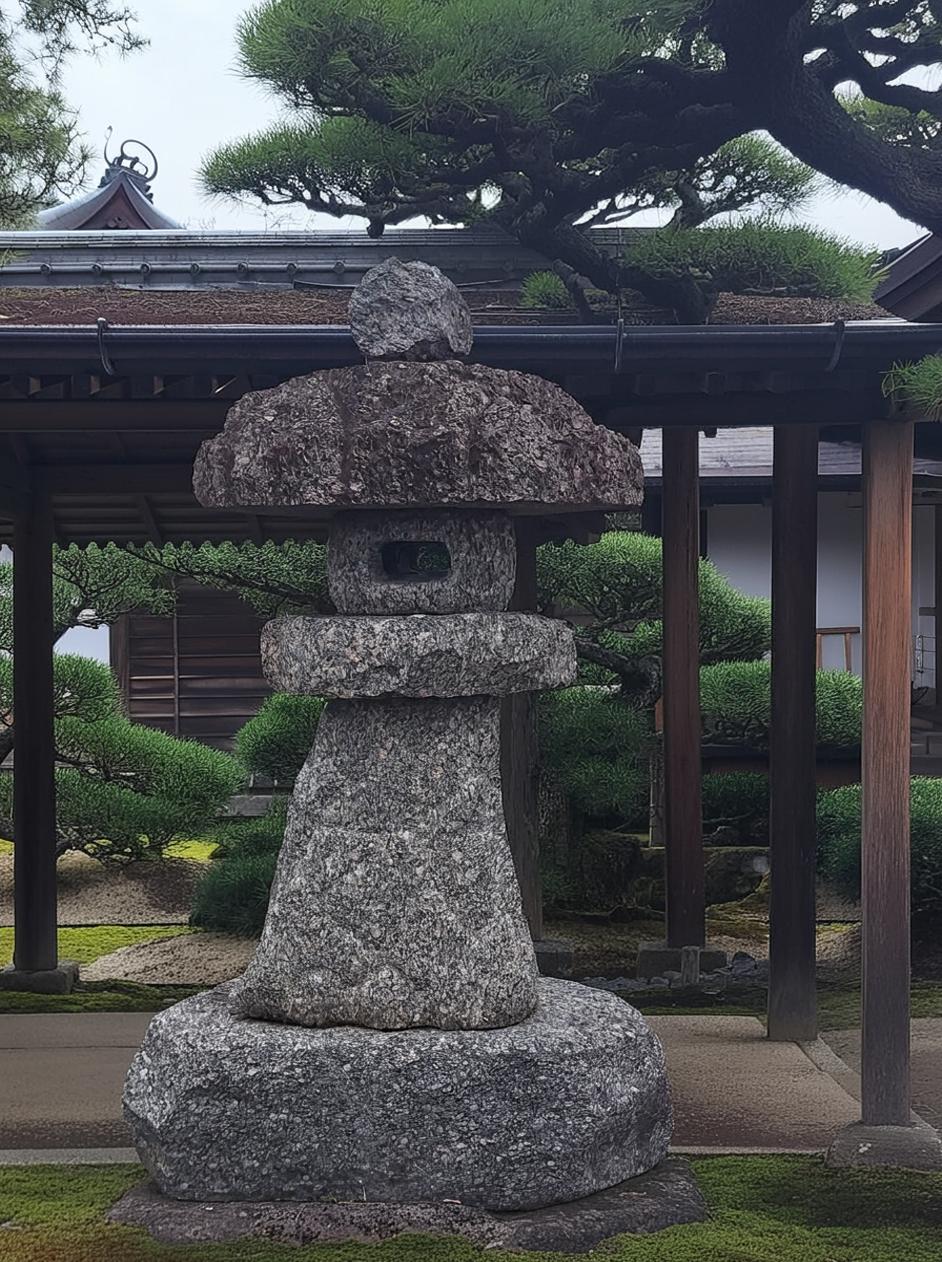 楽天市場】自然山かけ灯篭8尺/中国産 高さ 約260cmです☆【日本