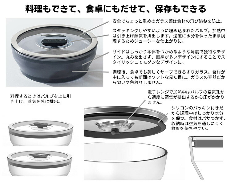 楽天市場】MEYER Anyday 浅型ディッシュ 18cm 1.2L （フタ付き 密閉