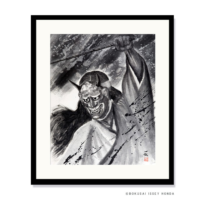 楽天市場】【2月25日 限定クーポン】墨絵の躍動表現・般若面 本田一誠