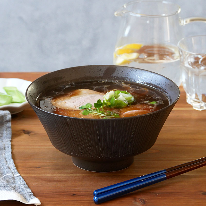 楽天市場】ラーメンどんぶり 18cm Rim wire丼ぶり どんぶり 丼 麺鉢 和