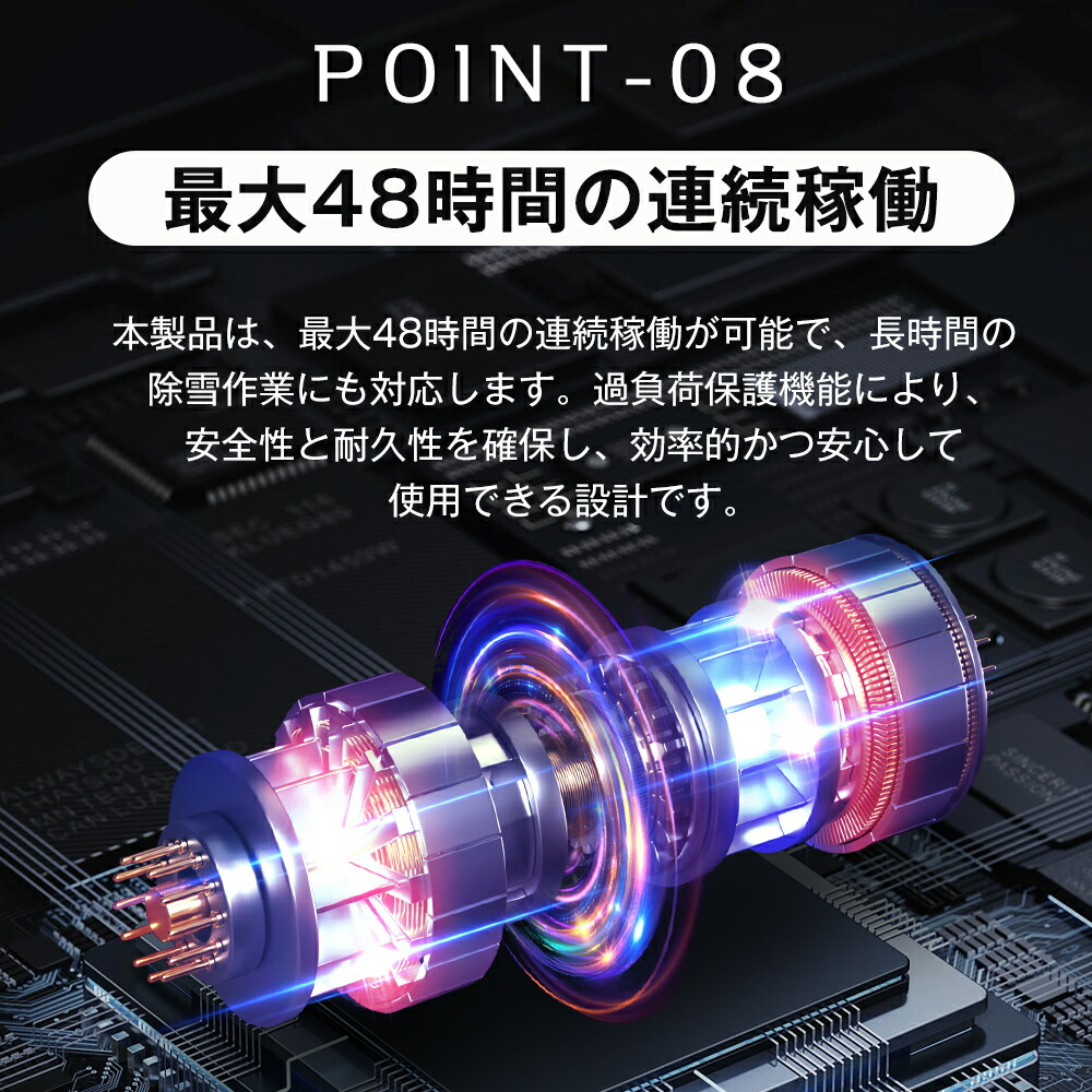 楽天市場】2025新作 除雪機 大型 家庭用 軽量 除雪幅46cm 除雪高27cm