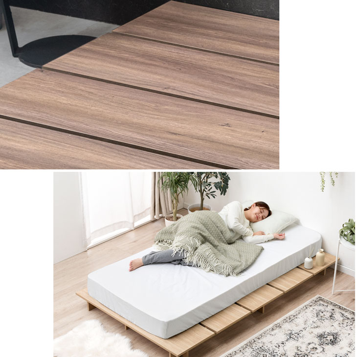 楽天市場】【本日クーポン3％引】 〈超スピード組立〉 ステージベッド