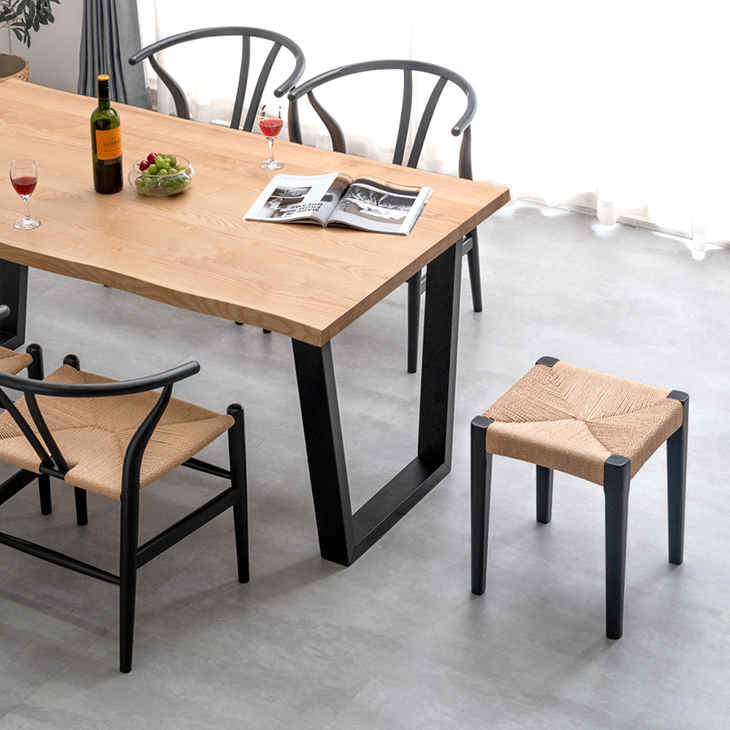 楽天市場】【本日クーポン3％引】 天然木アッシュ スツール 1脚 2脚