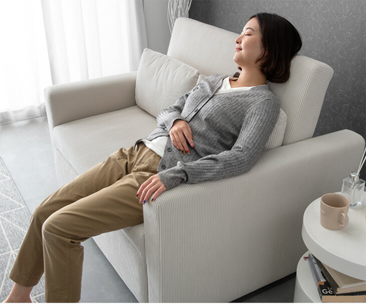 楽天市場】3way コーデュロイ カウチ ソファーベッド 2人掛け ソファ