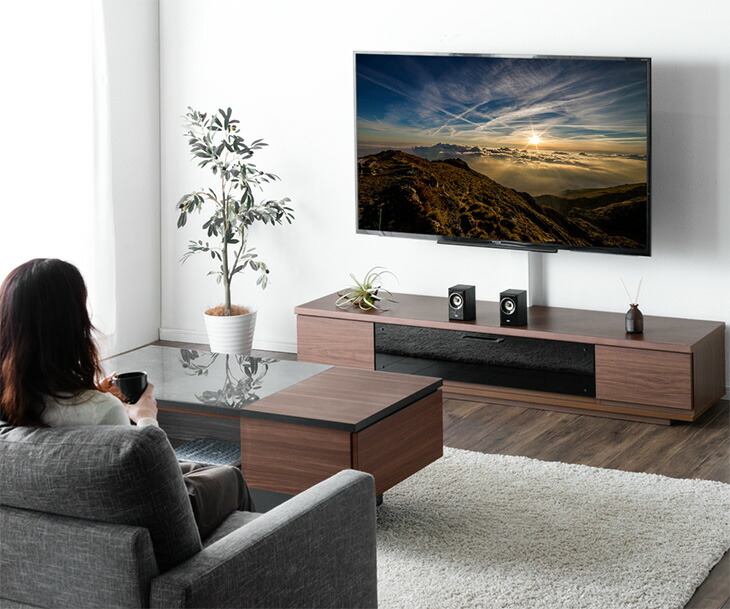 楽天市場】〈在庫有〉 “置かない” テレビ台 180 スタンド付き