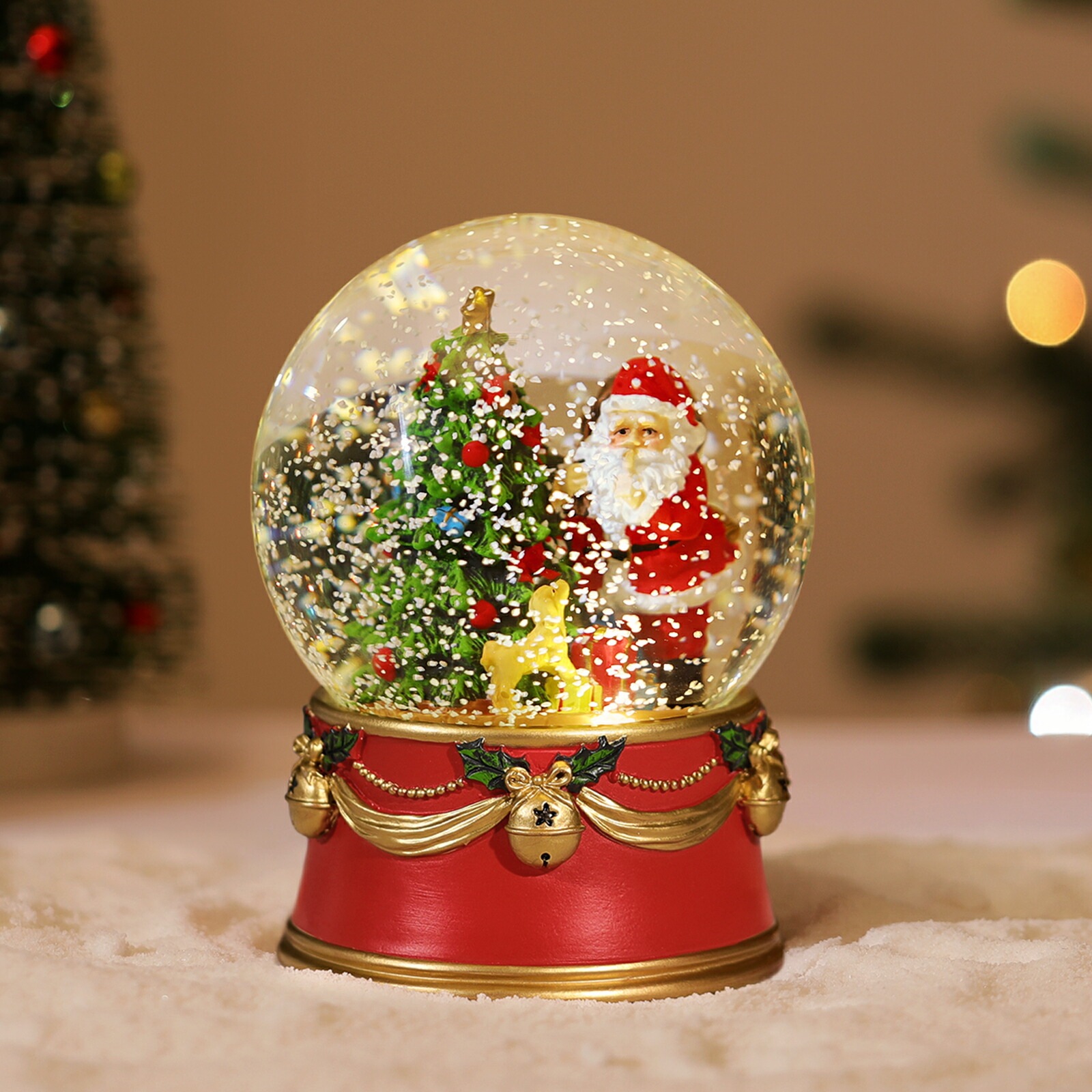 楽天市場】☆P10倍 12/25まで☆Lewondr スノーグローブ スノードーム