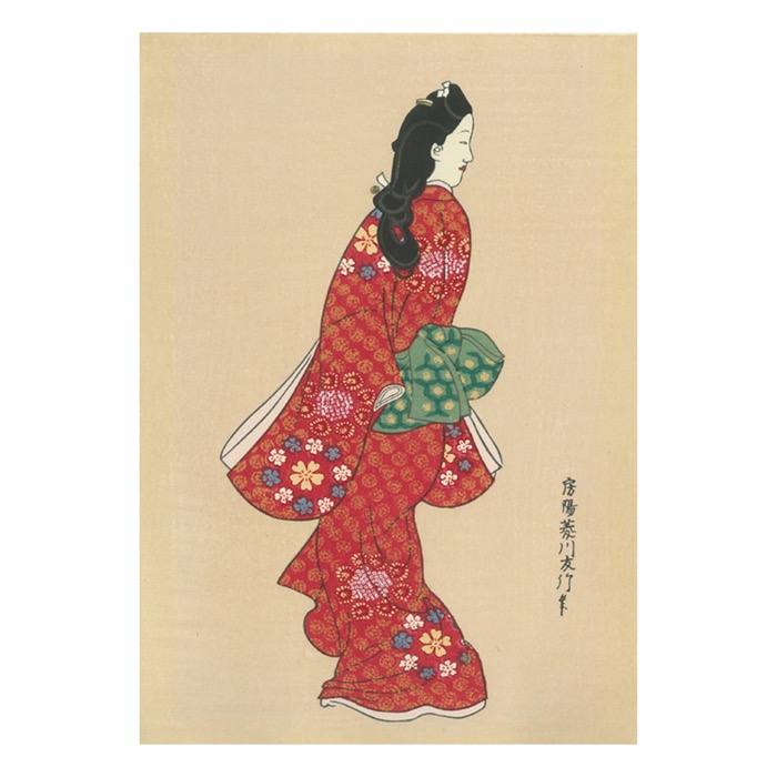 楽天市場】復刻版 浮世絵 菱川師宣 見返り美人図（ひしかわもろのぶ