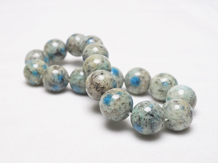 楽天市場】K2ストーン アズライトイングラナイト ブレスレット 12mm 藍