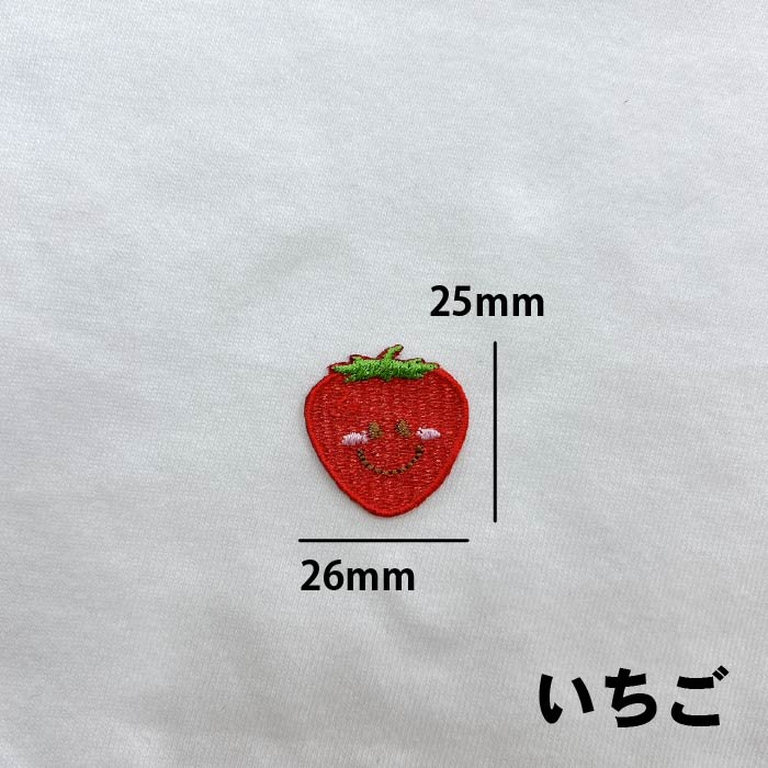 楽天市場】ワッペン アイロン 選べる3個セット 果物 × ニコちゃん