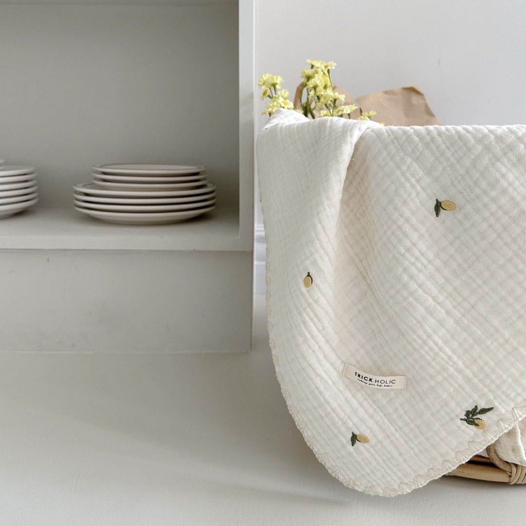 楽天市場】【2/18 PM 4頃再入荷 くまの刺繍】6重ガーゼブランケット星