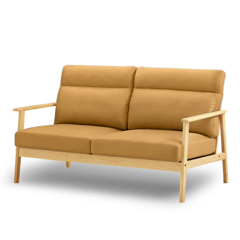 楽天市場】【公式】木肘ソファ ファブリック レザー テクノロジー3人