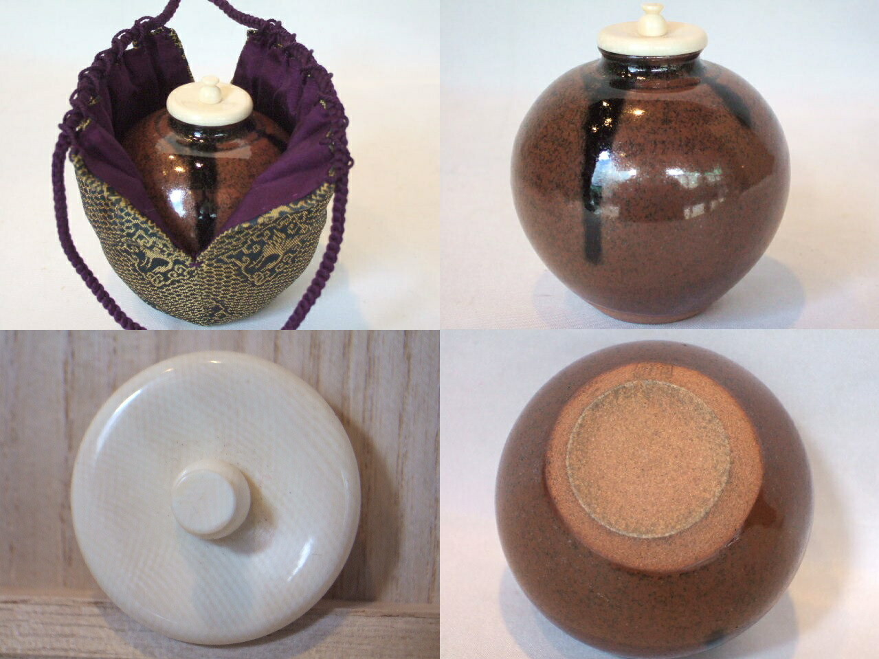 楽天市場】（唐物・大名物）平安東山 笹田有祥作 珠光文琳茶入【税込