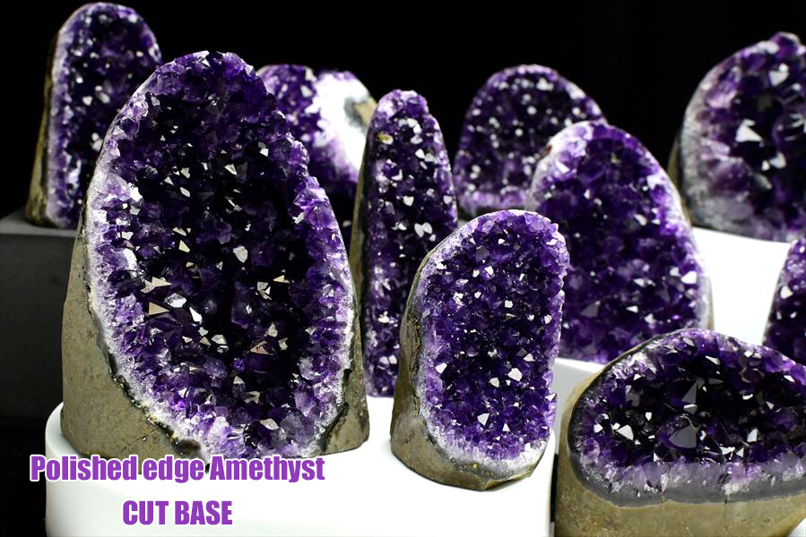 楽天市場】◇重さで選べる◇ 厳選 アメジスト クラスター カットベース