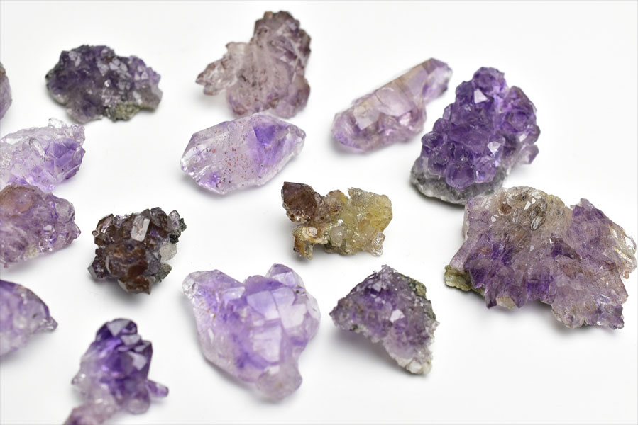 楽天市場】アメジストエレスチャル ミニ結晶 クラスターインド