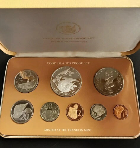 楽天市場】クック諸島 1978年 プルーフセット フランクリンミント