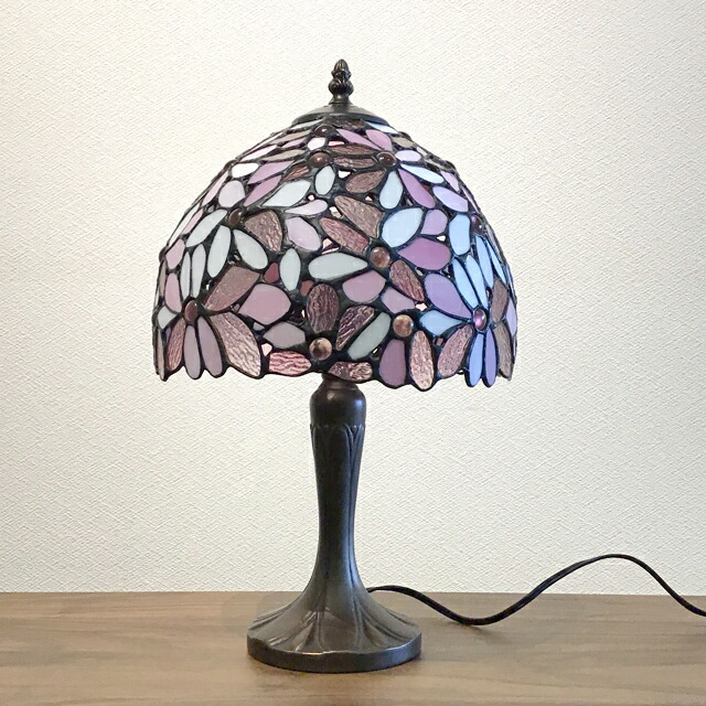 楽天市場】ステンドグラス ランプ ステンドランプ おしゃれ 花柄