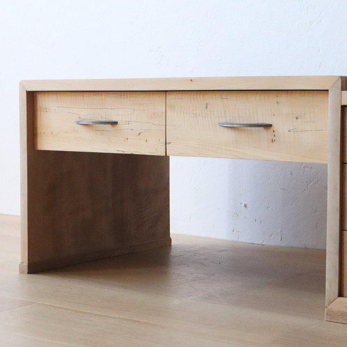 楽天市場】アンティーク 引き出し5杯 メープル材 文机 古家具 無垢材