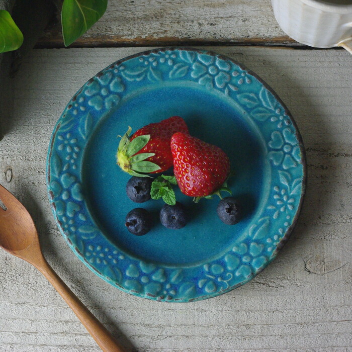 楽天市場】【max30%offクーポンあり】益子焼 ガーデン プレート （S