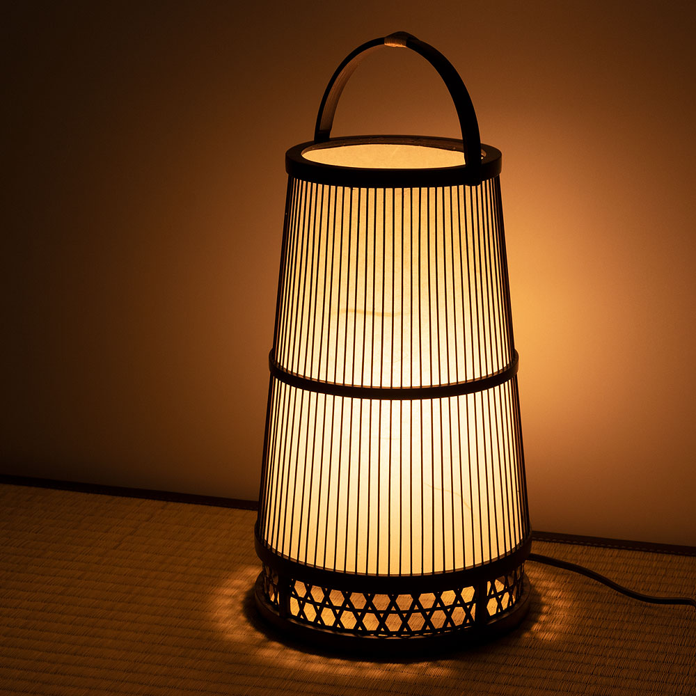 楽天市場】駿河千筋竹細工 行燈 羽衣 静岡県伝統工芸品 行灯 Suruga