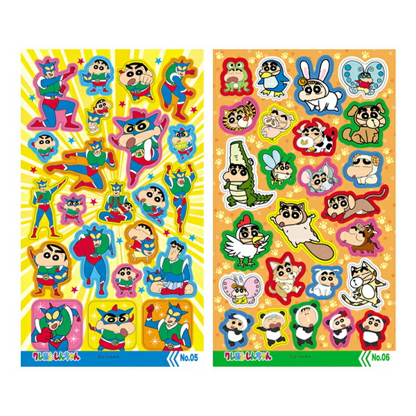 楽天市場】【12個セット】クレヨンしんちゃん キラッとシール 全6種