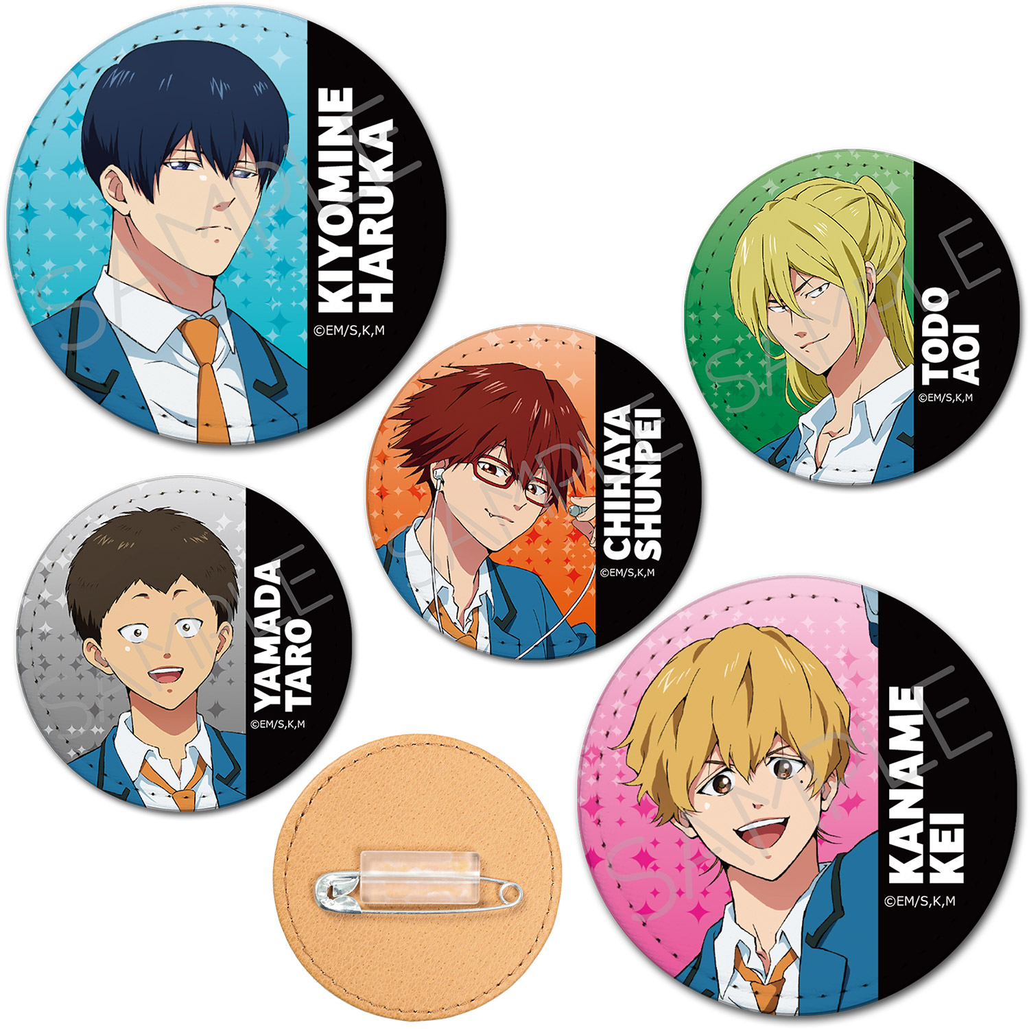 楽天市場】TVアニメ『忘却バッテリー』 レザーバッジ(丸形) A(清峰葉