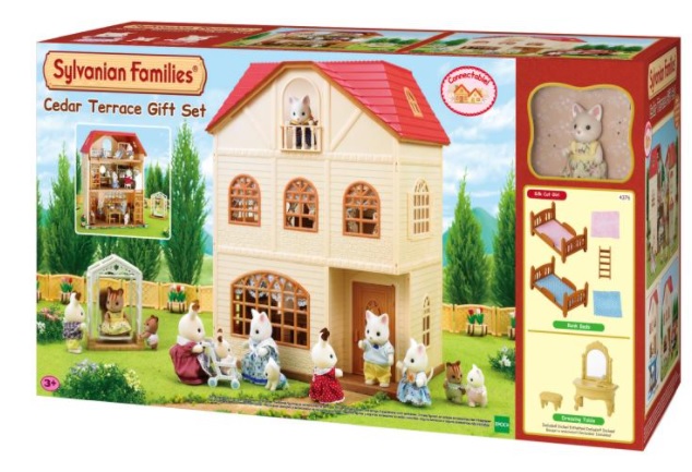 楽天市場】シルバニア ファミリー 3階建てのおしゃれなお家 ギフト