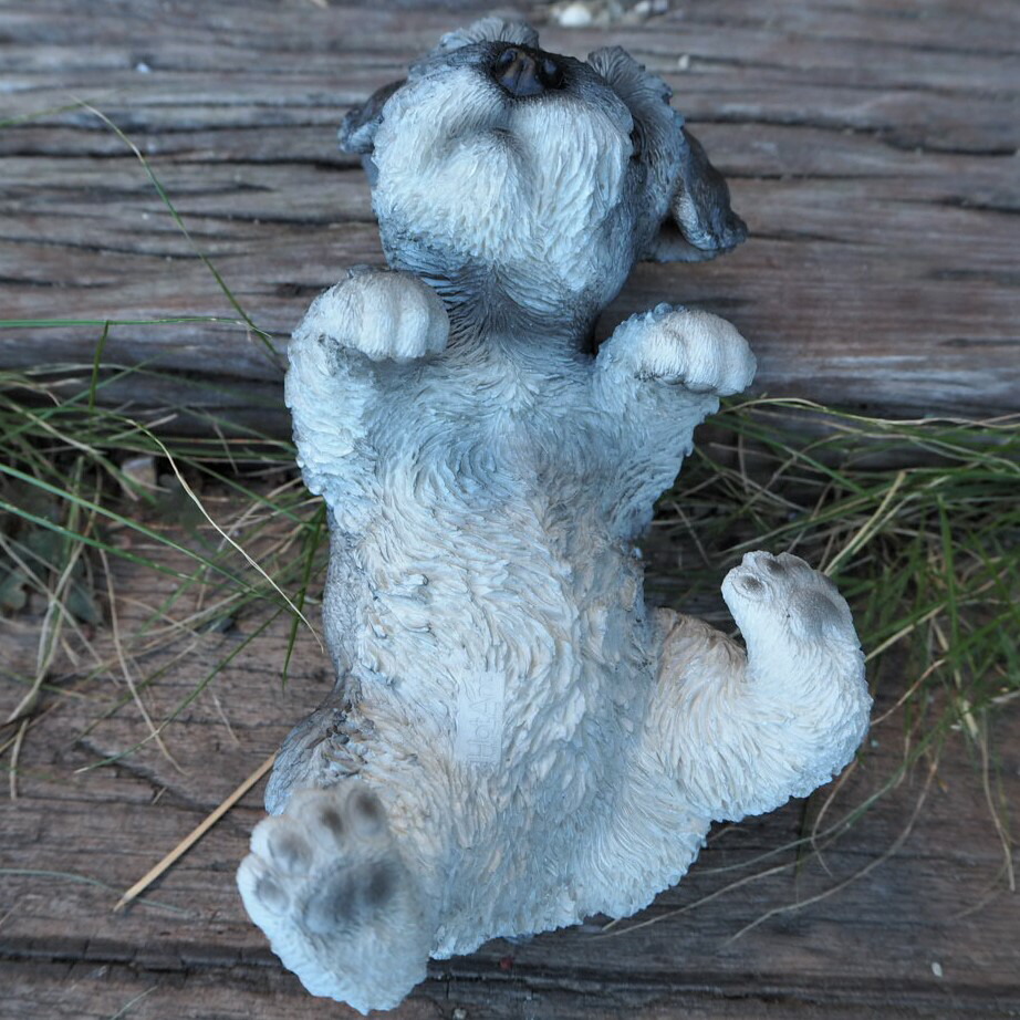 楽天市場】犬の置物 シュナウザー ハンギングドッグ T14205 いぬ