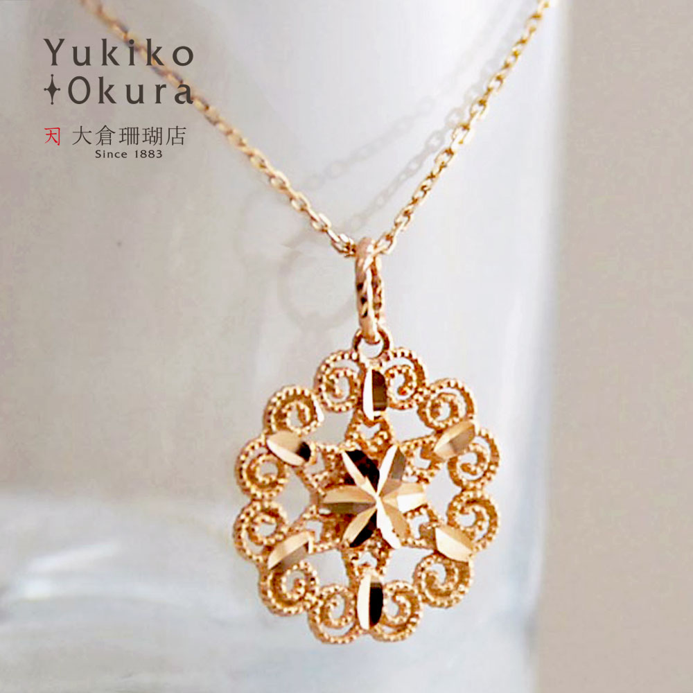 楽天市場】ピンクゴールド チャーム ペンダント トップ ヘッド 18金