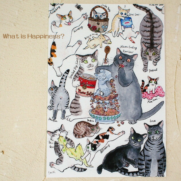 楽天市場】在庫限り 猫 ポストカード 琴坂映理 猫のポストカード