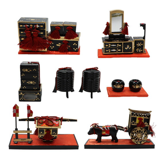 楽天市場】木目込 七品セット 雛人形 小 道具 自由に飾ってオリジナル