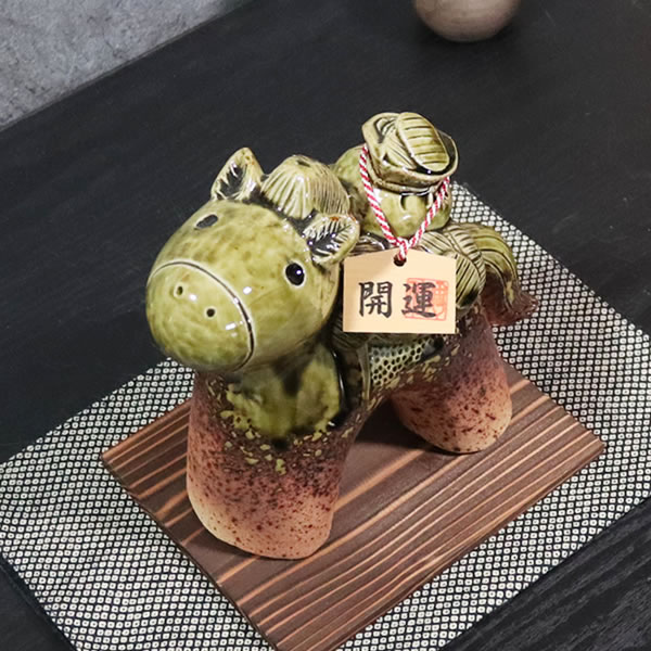 楽天市場】干支置物 信楽焼馬 干支 干支おきもの 信楽 午 しがらきやき