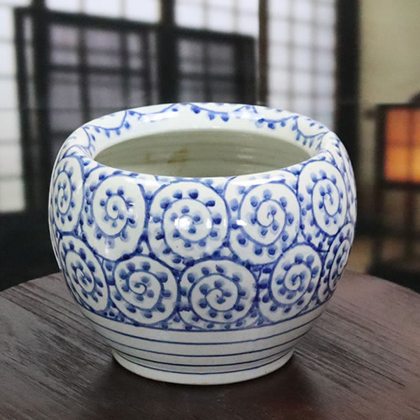 楽天市場】【ポイント10倍】火鉢型ポット ひばち 陶器 手あぶり 鉢