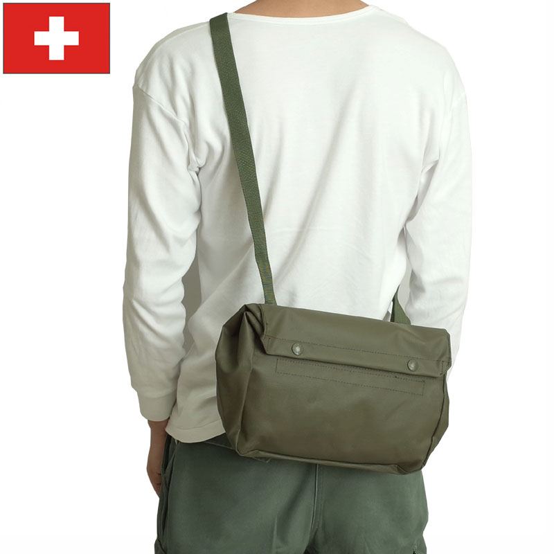 楽天市場】スイス軍 PVC ガスマスク ショルダーバッグ オリーブ デッド